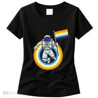 Astronaut Aroace Pride Flag Women's T-Shirt thumb 0