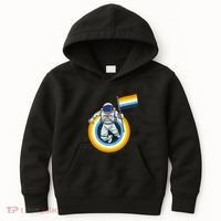 Astronaut Aroace Pride Flag Kids Hoodie thumb 0
