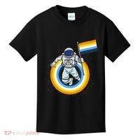 Astronaut Aroace Pride Flag Kids T-Shirt thumb 0