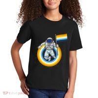 Astronaut Aroace Pride Flag Kids T-Shirt thumb 2
