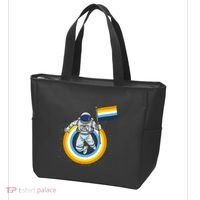 Astronaut Aroace Pride Flag Tote Bag thumb 3