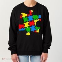 Autism Awareness Puzzle Piece Women's Sweatshirt thumb 0