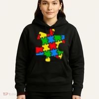 Autism Awareness Puzzle Piece Hoodie thumb 5