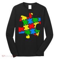 Autism Awareness Puzzle Piece Long Sleeve Shirt thumb 0