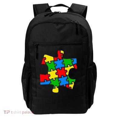 Autism Awareness Puzzle Piece Backpack