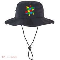 Autism Awareness Puzzle Piece Bucket Hat thumb 0