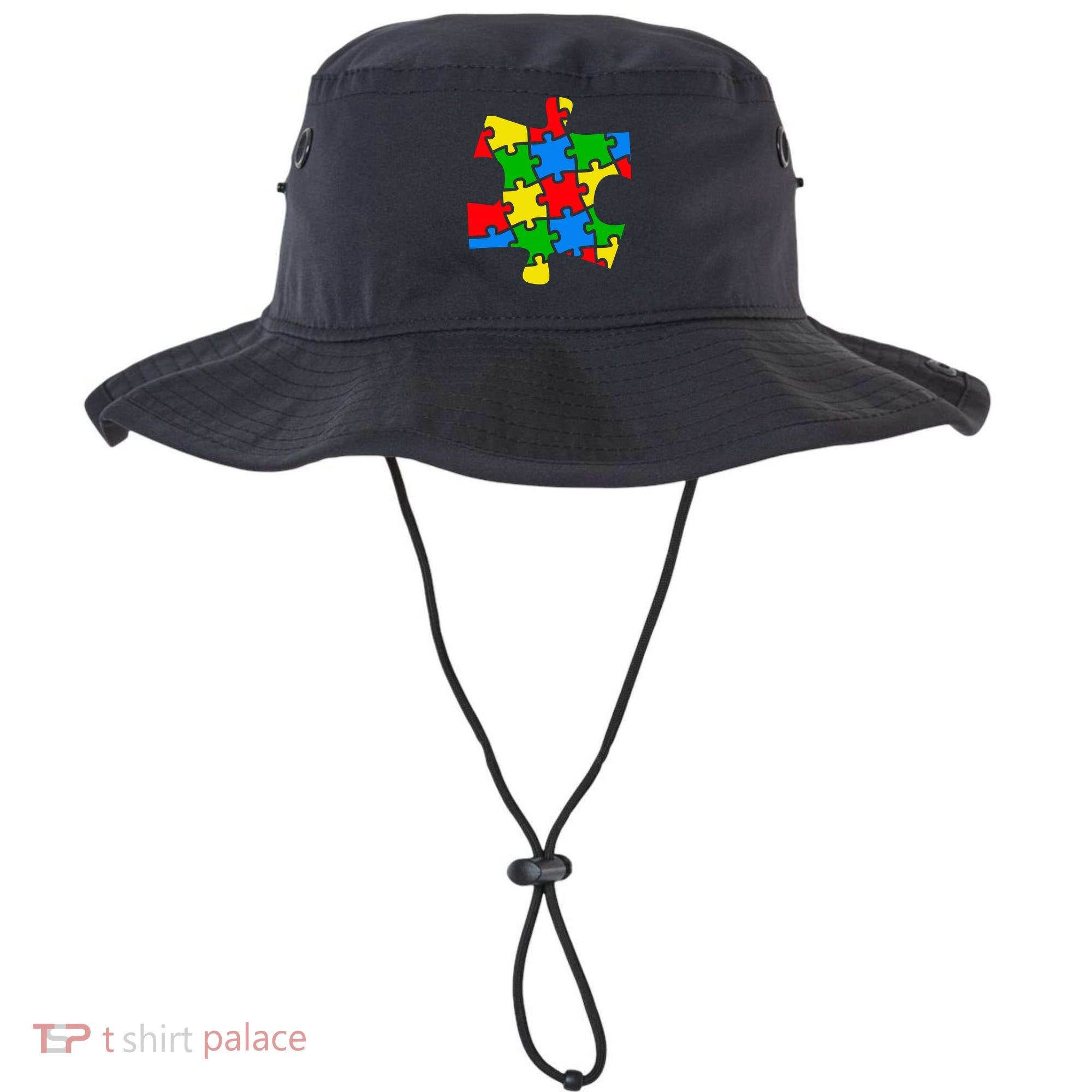 Autism Awareness Puzzle Piece Bucket Hat