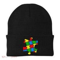 Autism Awareness Puzzle Piece Beanie thumb 0