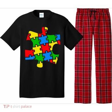 Autism Awareness Puzzle Piece Pajama Set