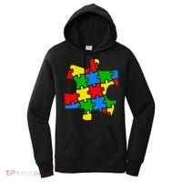 Autism Awareness Puzzle Piece Women's Hoodie thumb 0