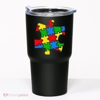Autism Awareness Puzzle Piece Tumbler thumb 0