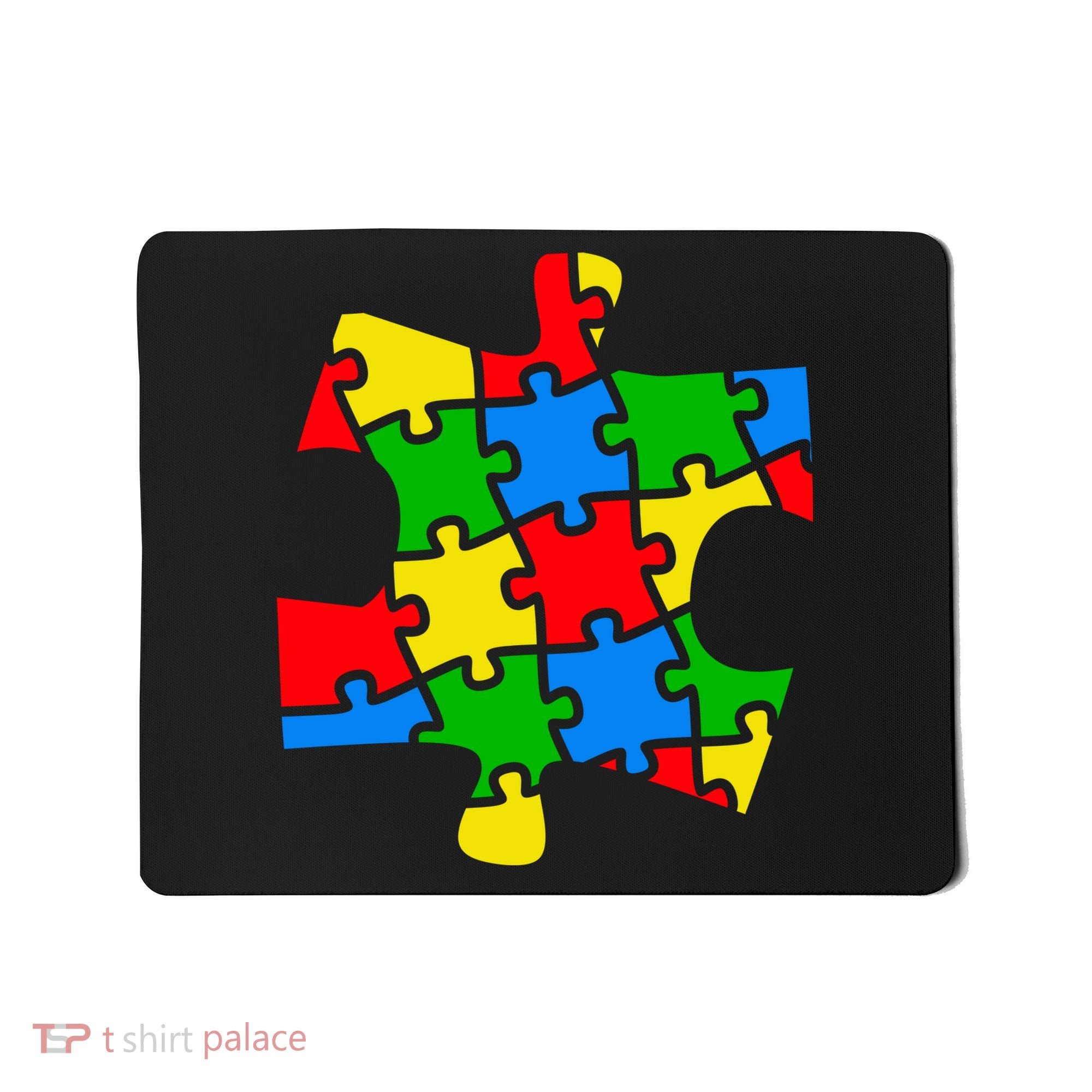 Autism Awareness Puzzle Piece Mousepad
