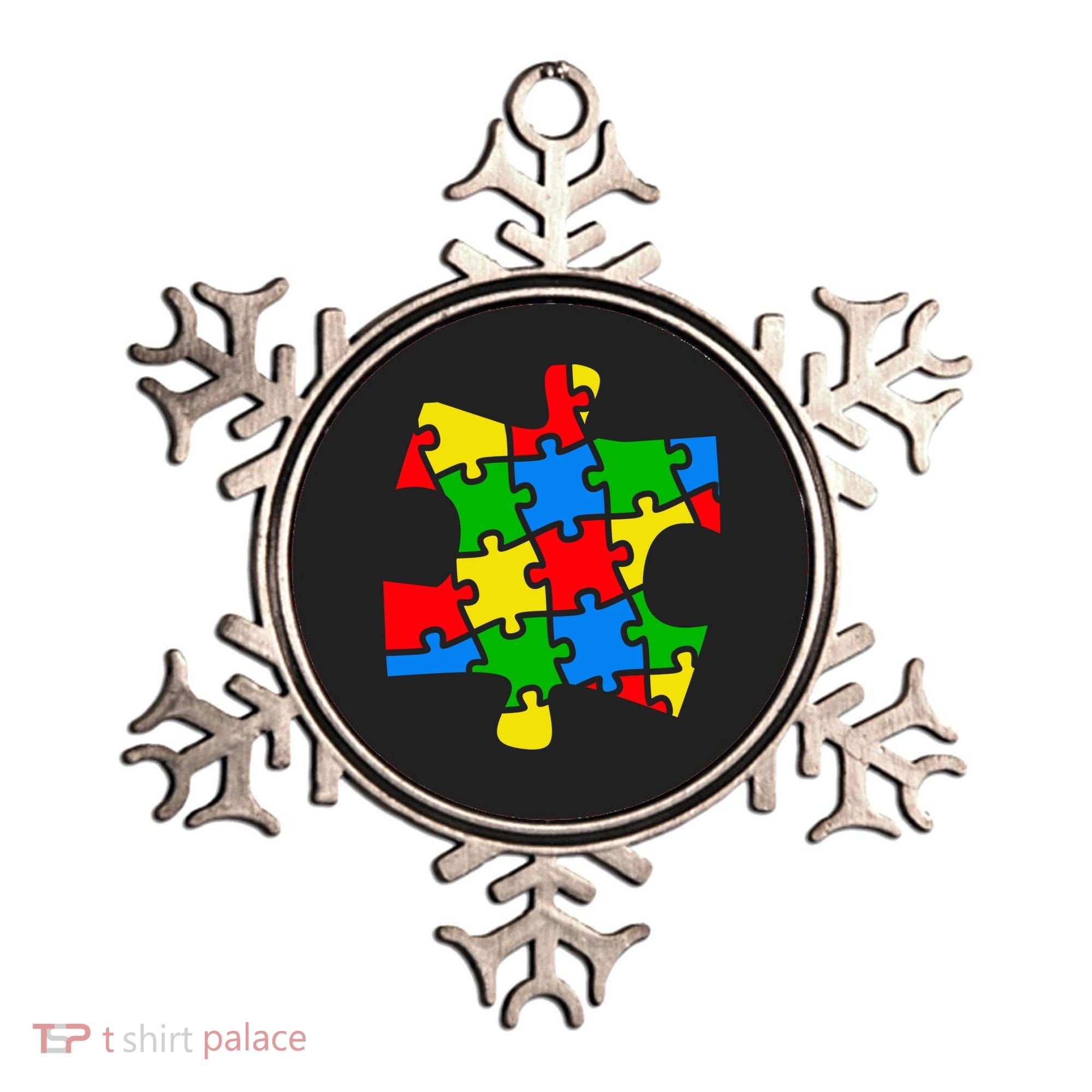 Autism Awareness Puzzle Piece Ornament