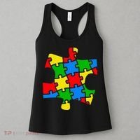 Autism Awareness Puzzle Piece Women's Tank Top thumb 3