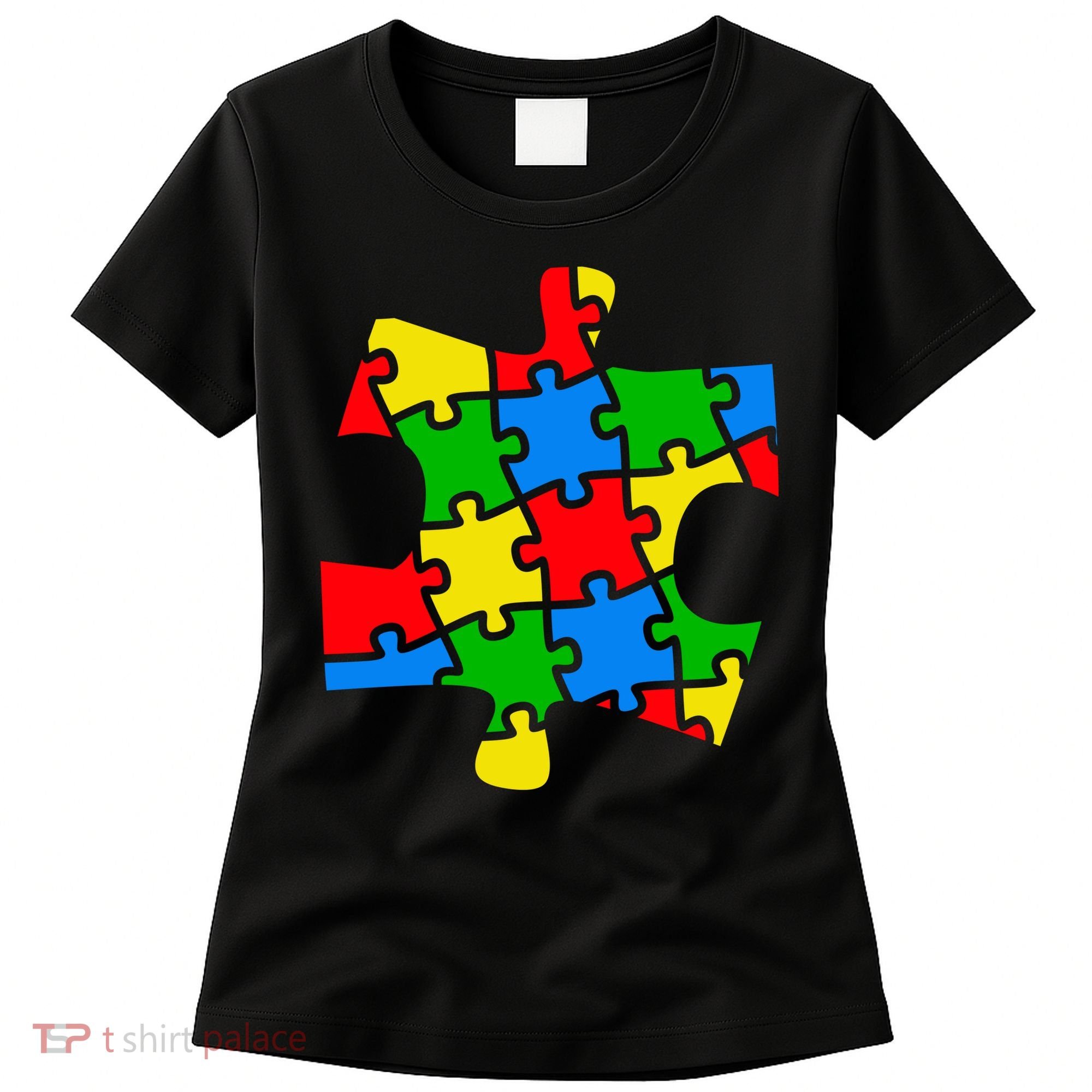 Autism Awareness Puzzle Piece Women's T-Shirt
