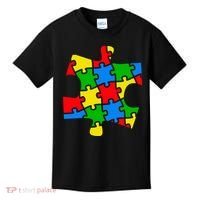 Autism Awareness Puzzle Piece Kids T-Shirt thumb 0