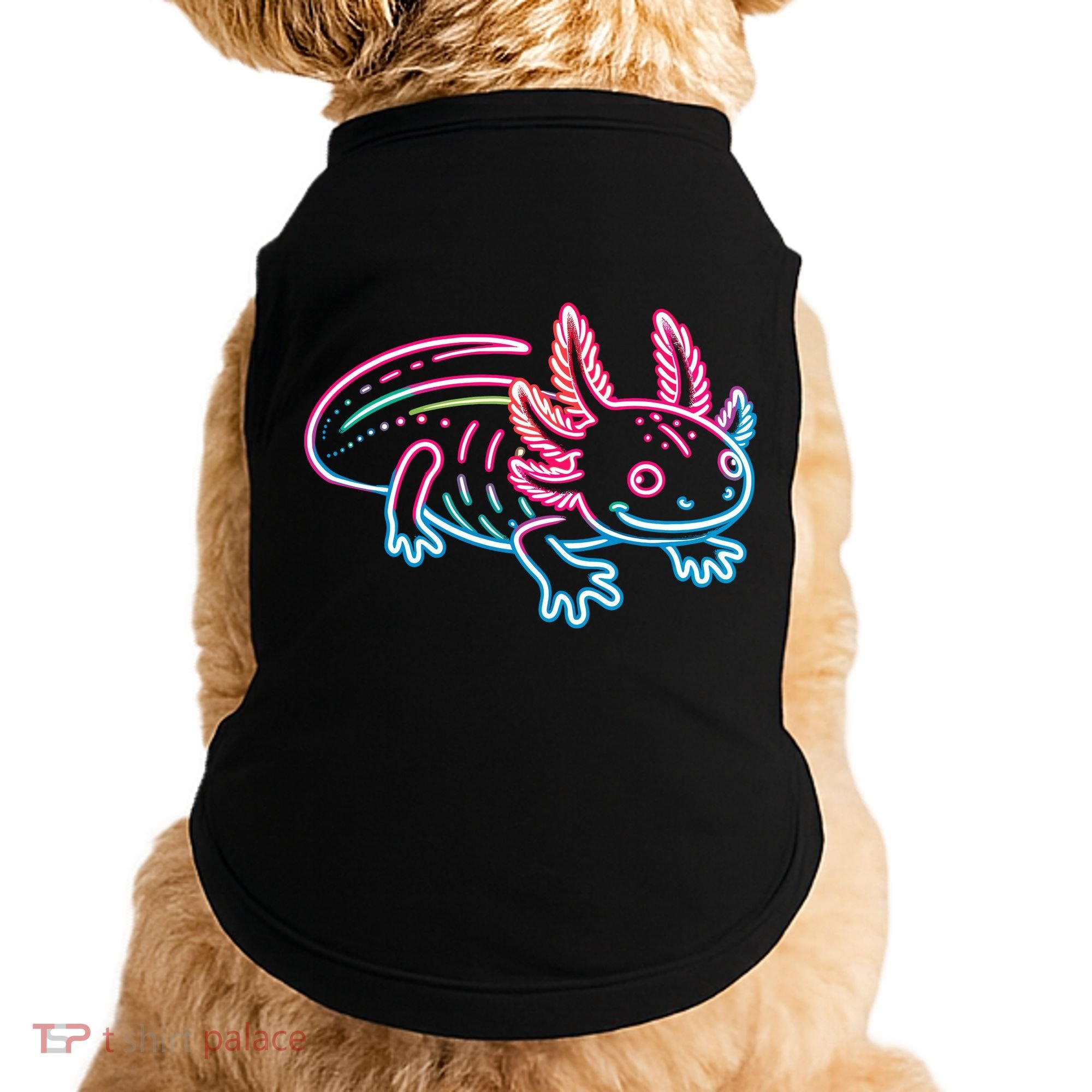 Axolotl Animal Pop Art Cute Axolotl Lover Doggie Tank