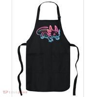 Axolotl Animal Pop Art Cute Axolotl Lover Apron thumb 0