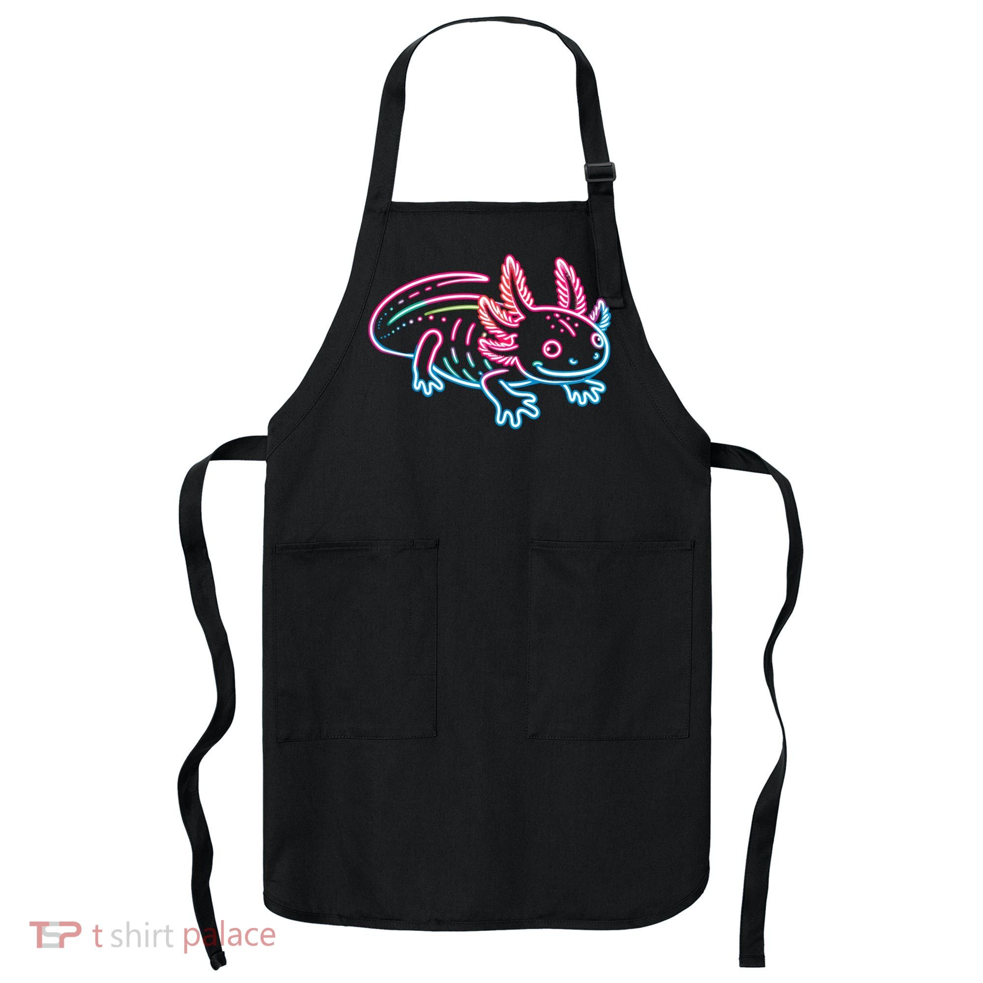 Axolotl Animal Pop Art Cute Axolotl Lover Apron