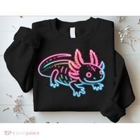 Axolotl Animal Pop Art Cute Axolotl Lover Sweatshirt thumb 2