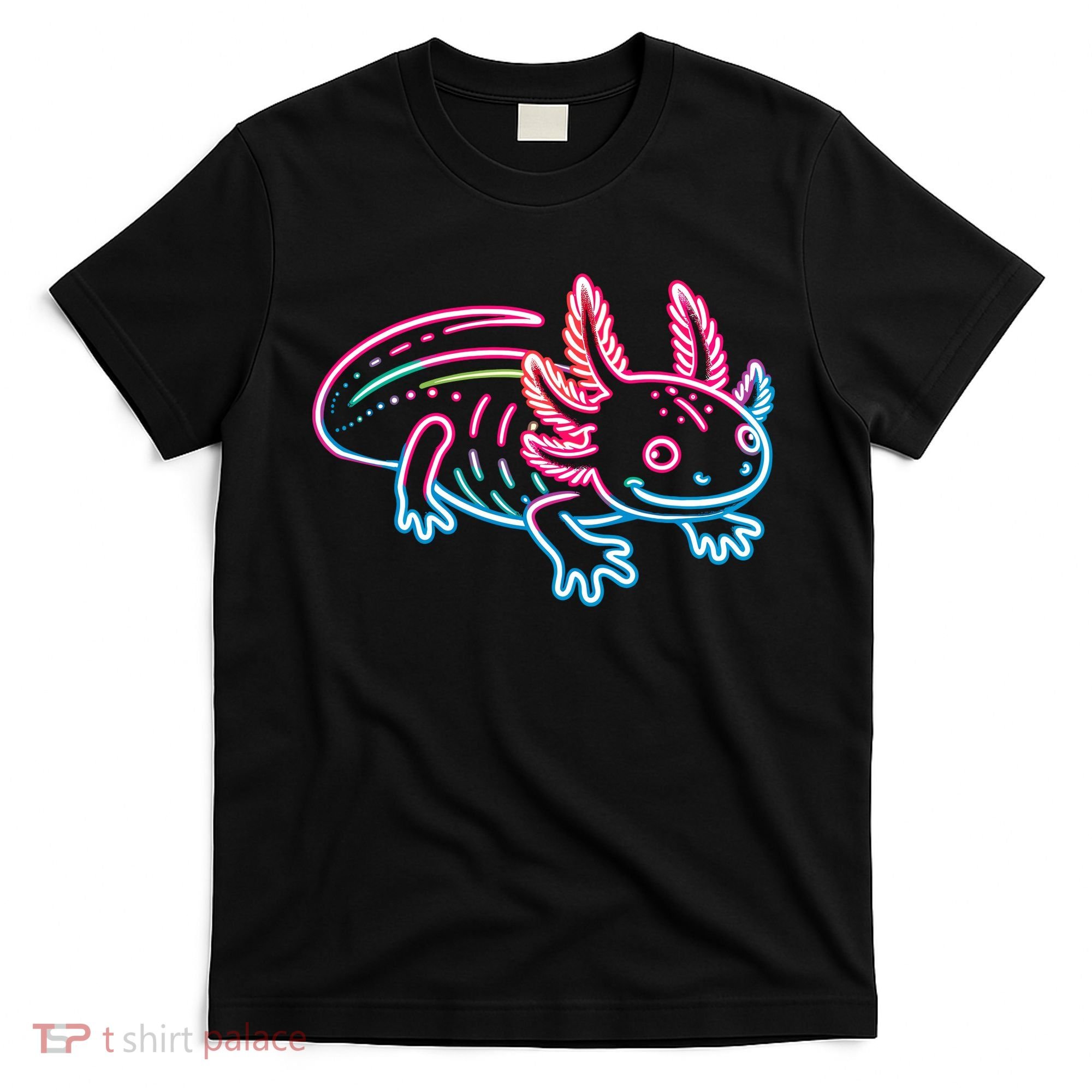 Axolotl Animal Pop Art Cute Axolotl Lover T-Shirt