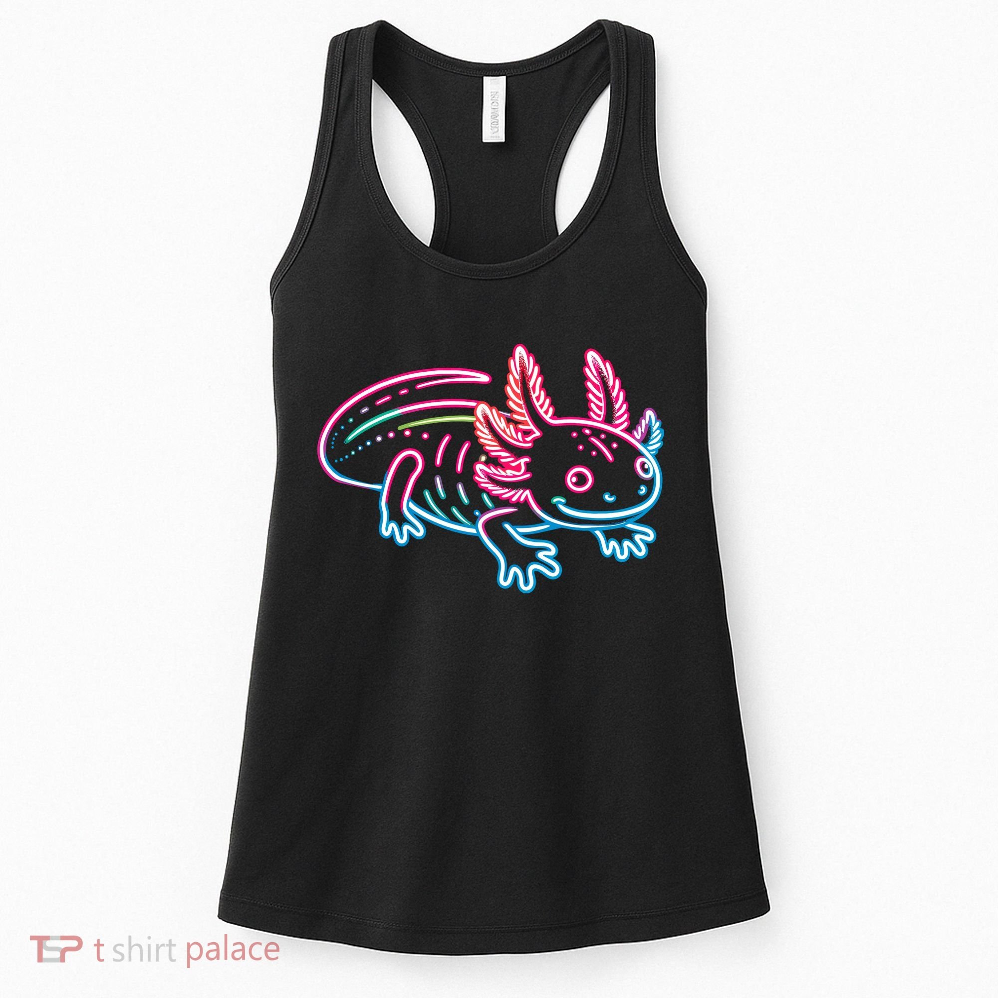 Axolotl Animal Pop Art Cute Axolotl Lover Women's Tank Top
