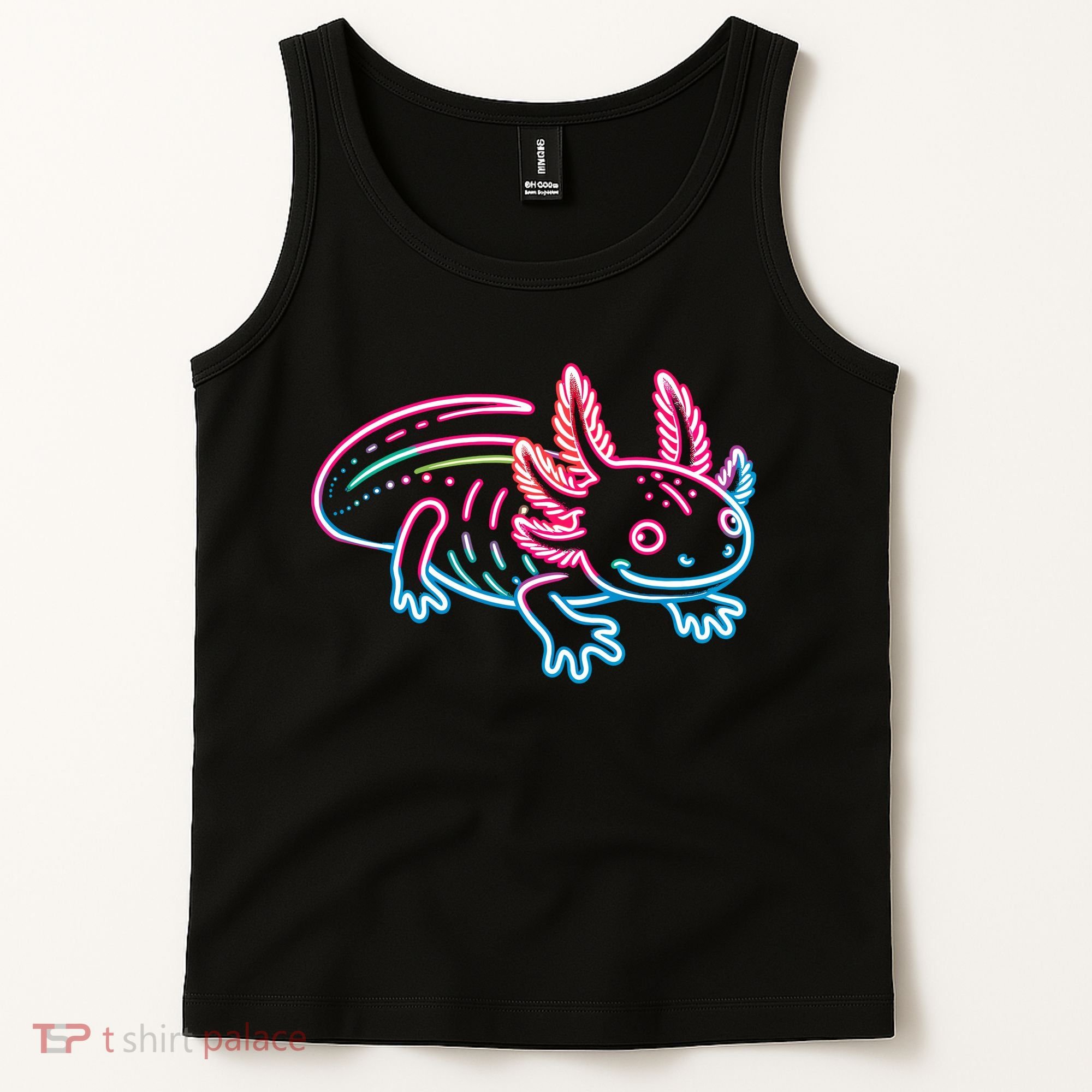 Axolotl Animal Pop Art Cute Axolotl Lover Tank Top