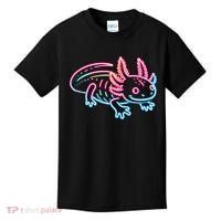 Axolotl Animal Pop Art Cute Axolotl Lover Kids T-Shirt thumb 0