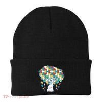 Autism Awareness Puzzle Tree Beanie thumb 0