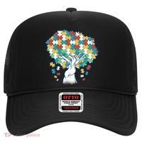 Autism Awareness Puzzle Tree Hat thumb 0