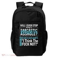 Asshole Assholes Potty Mouth Vulgar Profanity Fun Gag Gift Backpack thumb 0
