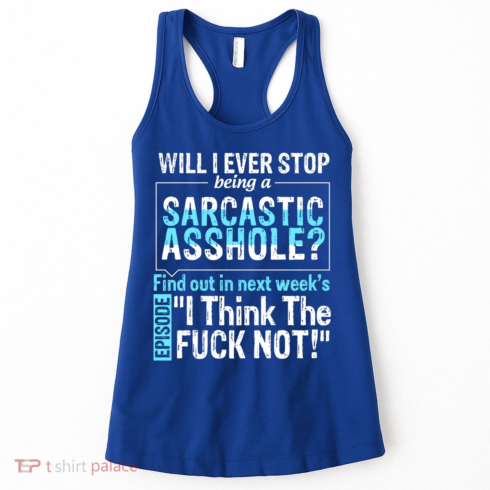 Asshole Assholes Potty Mouth Vulgar Profanity Fun Gag Gift Women's Tank Top