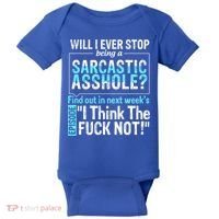 Asshole Assholes Potty Mouth Vulgar Profanity Fun Gag Gift Baby Bodysuit thumb 0