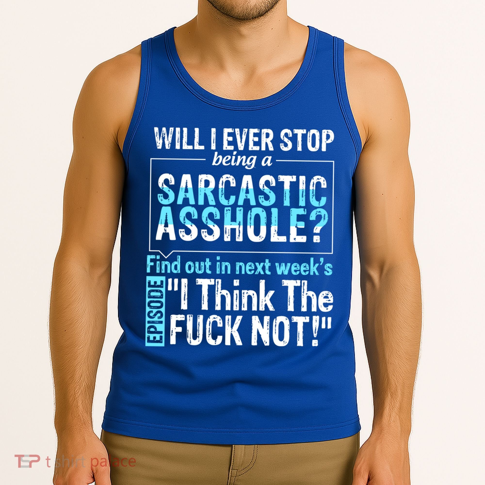 Asshole Assholes Potty Mouth Vulgar Profanity Fun Gag Gift Tank Top