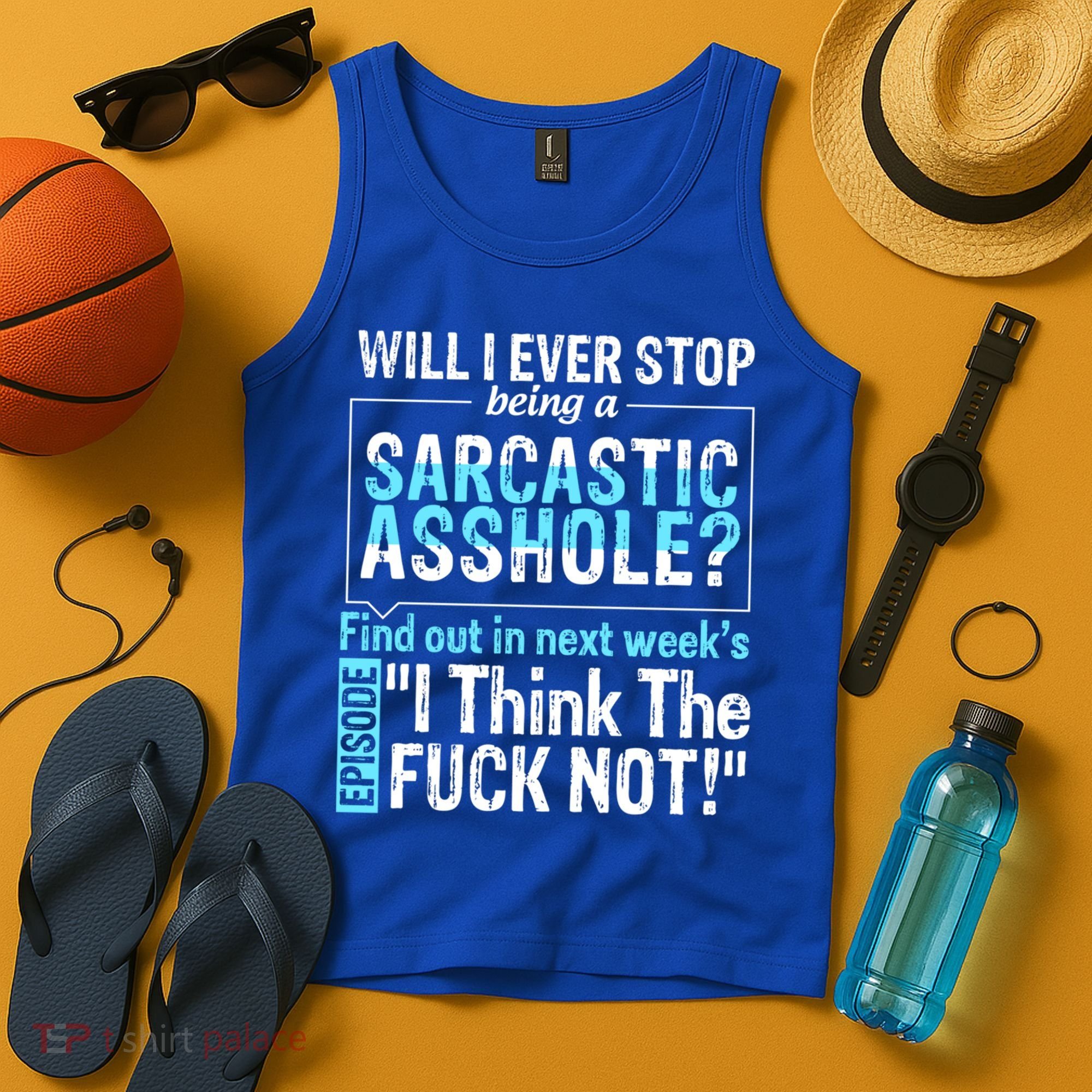 Asshole Assholes Potty Mouth Vulgar Profanity Fun Gag Gift Tank Top