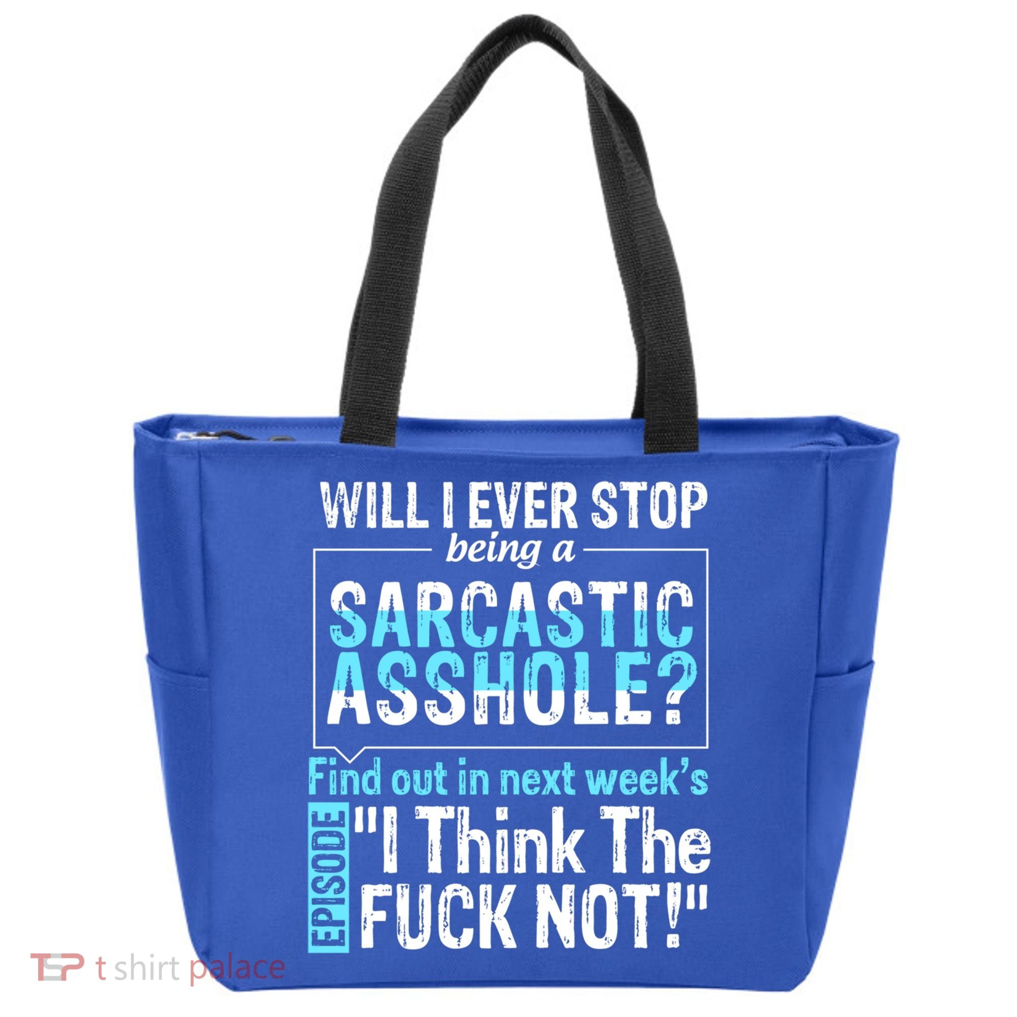 Asshole Assholes Potty Mouth Vulgar Profanity Fun Gag Gift Tote Bag