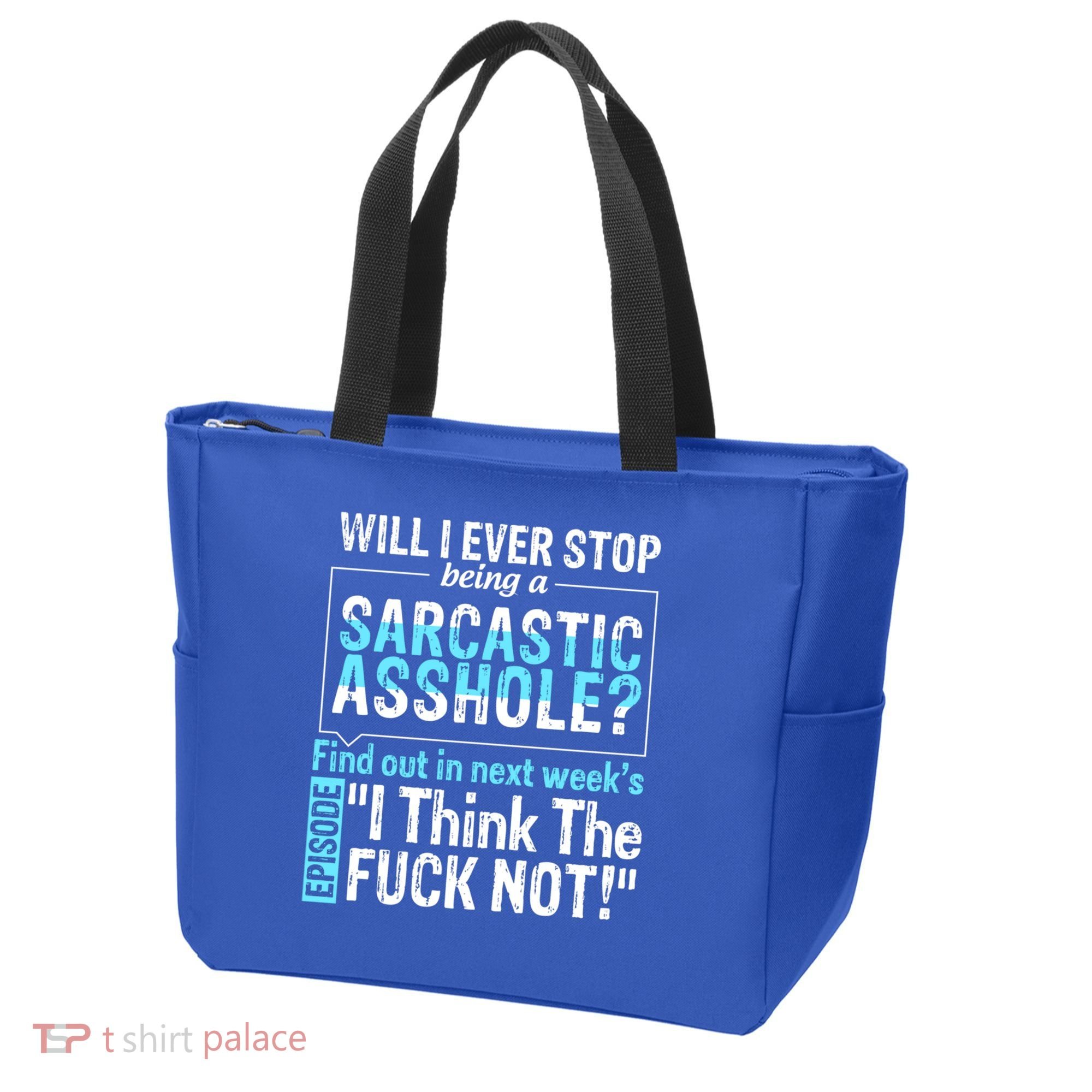 Asshole Assholes Potty Mouth Vulgar Profanity Fun Gag Gift Tote Bag