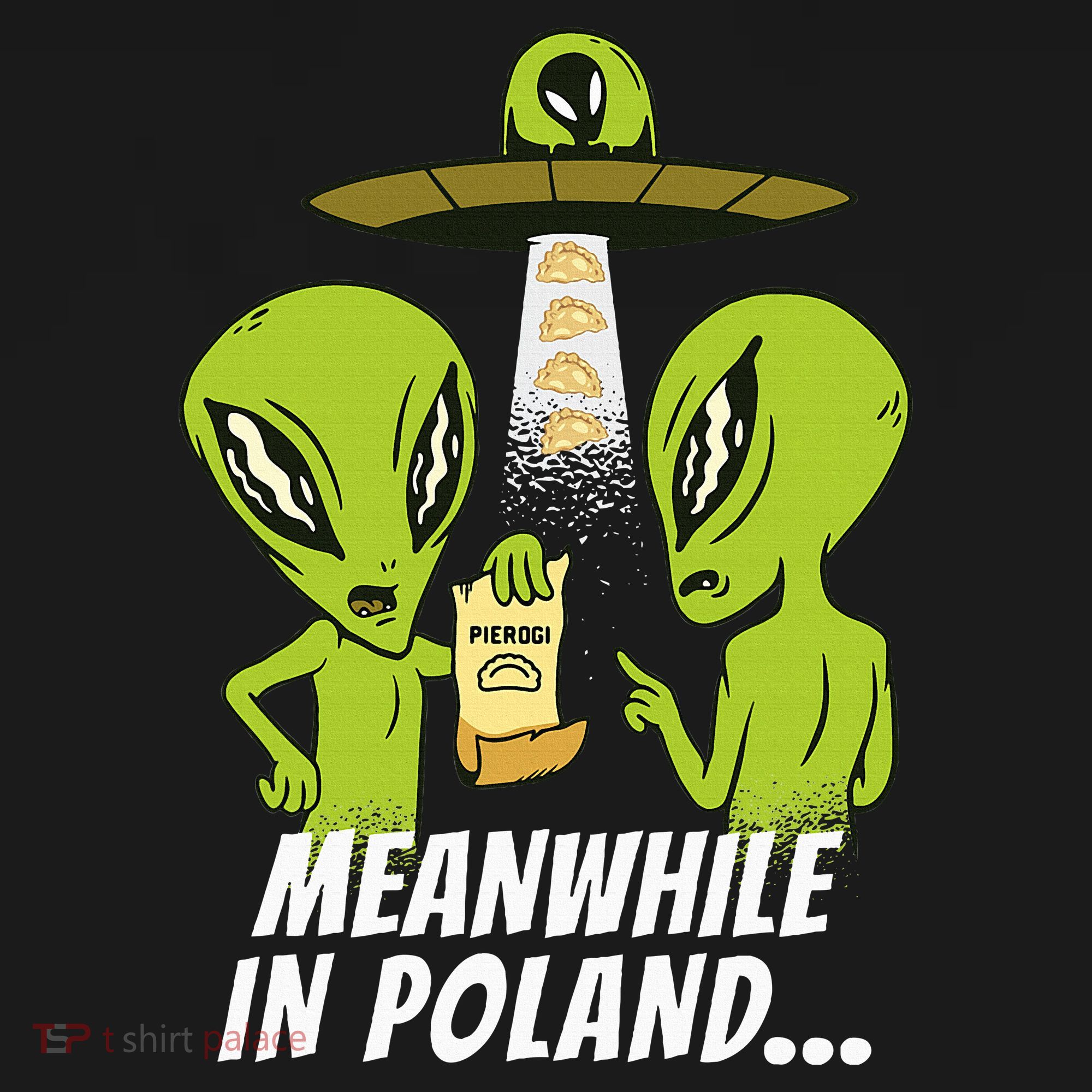 Alien Abduction Pierogi Polish Food Poland Polonia Ornament