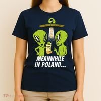 Alien Abduction Pierogi Polish Food Poland Polonia T-Shirt thumb 4