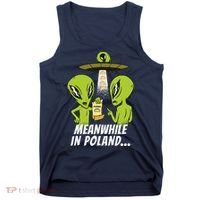 Alien Abduction Pierogi Polish Food Poland Polonia Tank Top thumb 0