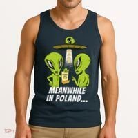 Alien Abduction Pierogi Polish Food Poland Polonia Tank Top thumb 3