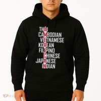 Asian American Pride Stop Asian Hate Distressed Hoodie thumb 2