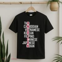 Asian American Pride Stop Asian Hate Distressed T-Shirt thumb 2