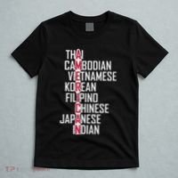 Asian American Pride Stop Asian Hate Distressed T-Shirt thumb 5