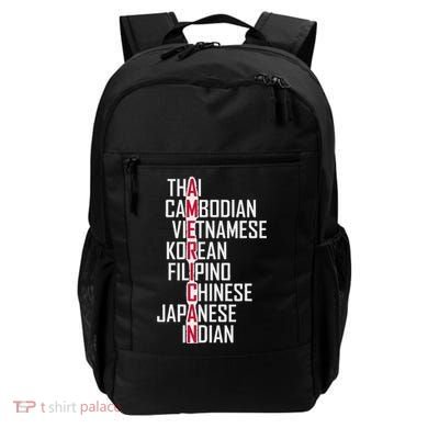Asian American Pride Stop Asian Hate Distressed Backpack