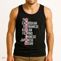 Asian American Pride Stop Asian Hate Distressed Tank Top thumb 3