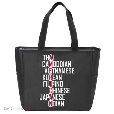 Asian American Pride Stop Asian Hate Distressed Tote Bag