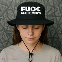 Alzheimer's Awareness Products Purple Support ALZ Bucket Hat thumb 3