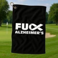Alzheimer's Awareness Products Purple Support ALZ Golf Towel thumb 1
