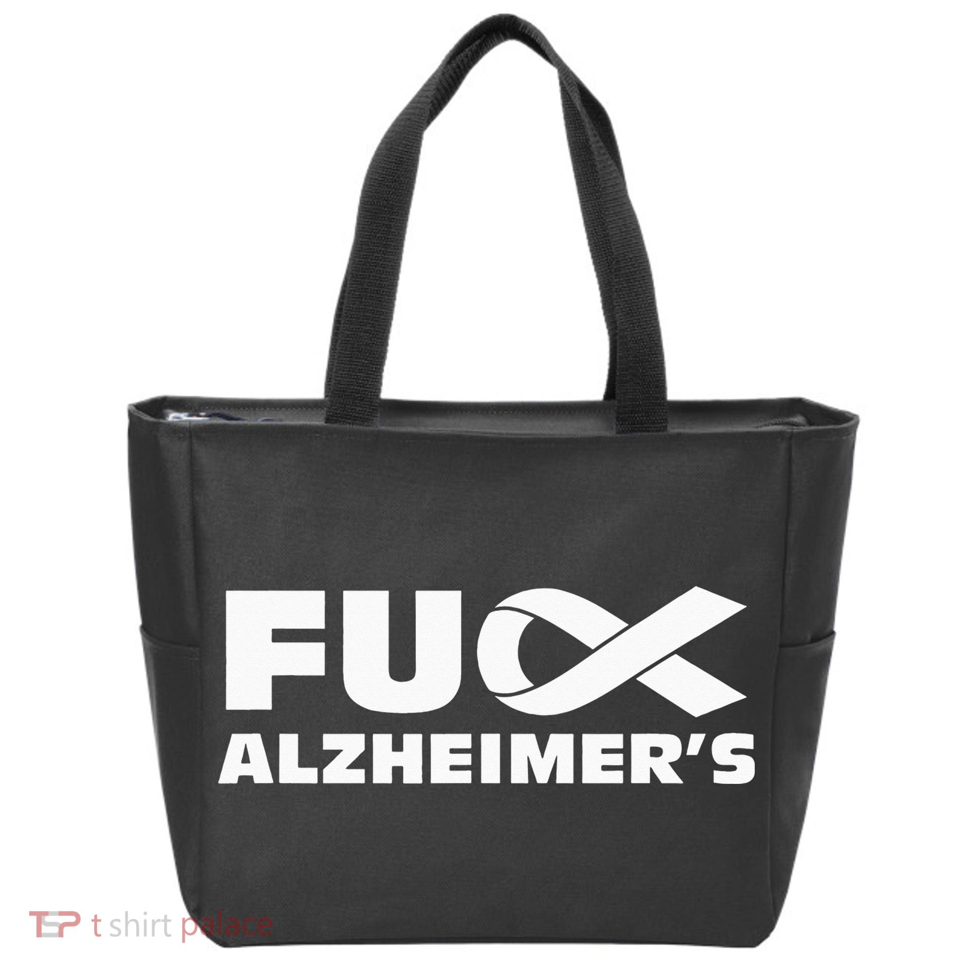 Alzheimer's Awareness Products Purple Support ALZ Tote Bag
